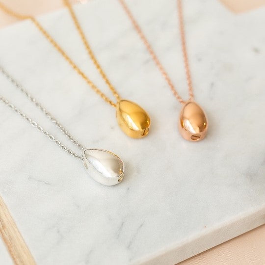 The Hepburn Teardrop Cremation Necklace