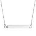 The Horizontal Bar Cremation Necklace