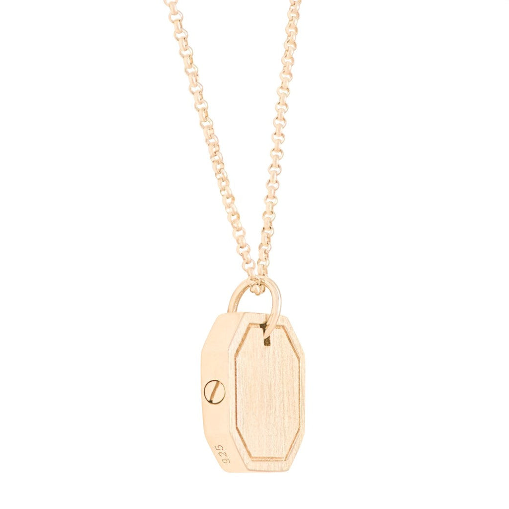 The Octagon Cremation Necklace