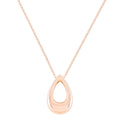 The Hollow Teardrop Cremation Necklace