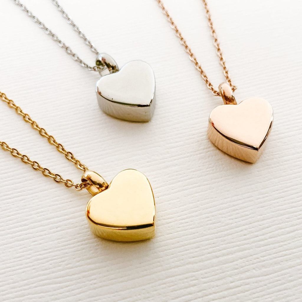 The Amore Heart Necklace for Ashes